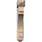 Ekena Millwork Merced Arts and Crafts Smooth Bracket w/ Offset Brace, Douglas Fir, 7 1/2"W x 44"D x 44"H BKT0806X44X44MRC03SDF - alternate 3
